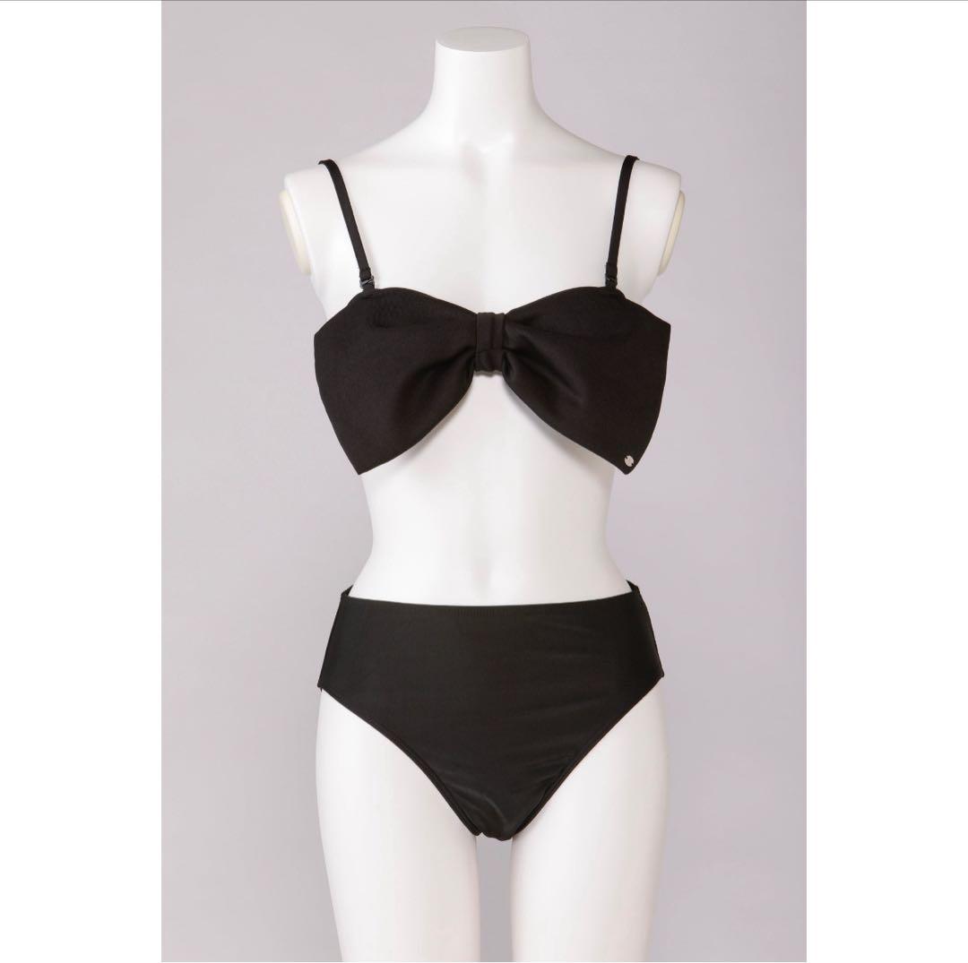 judin 2way ribbon motif swimwear Lサイズ 黒