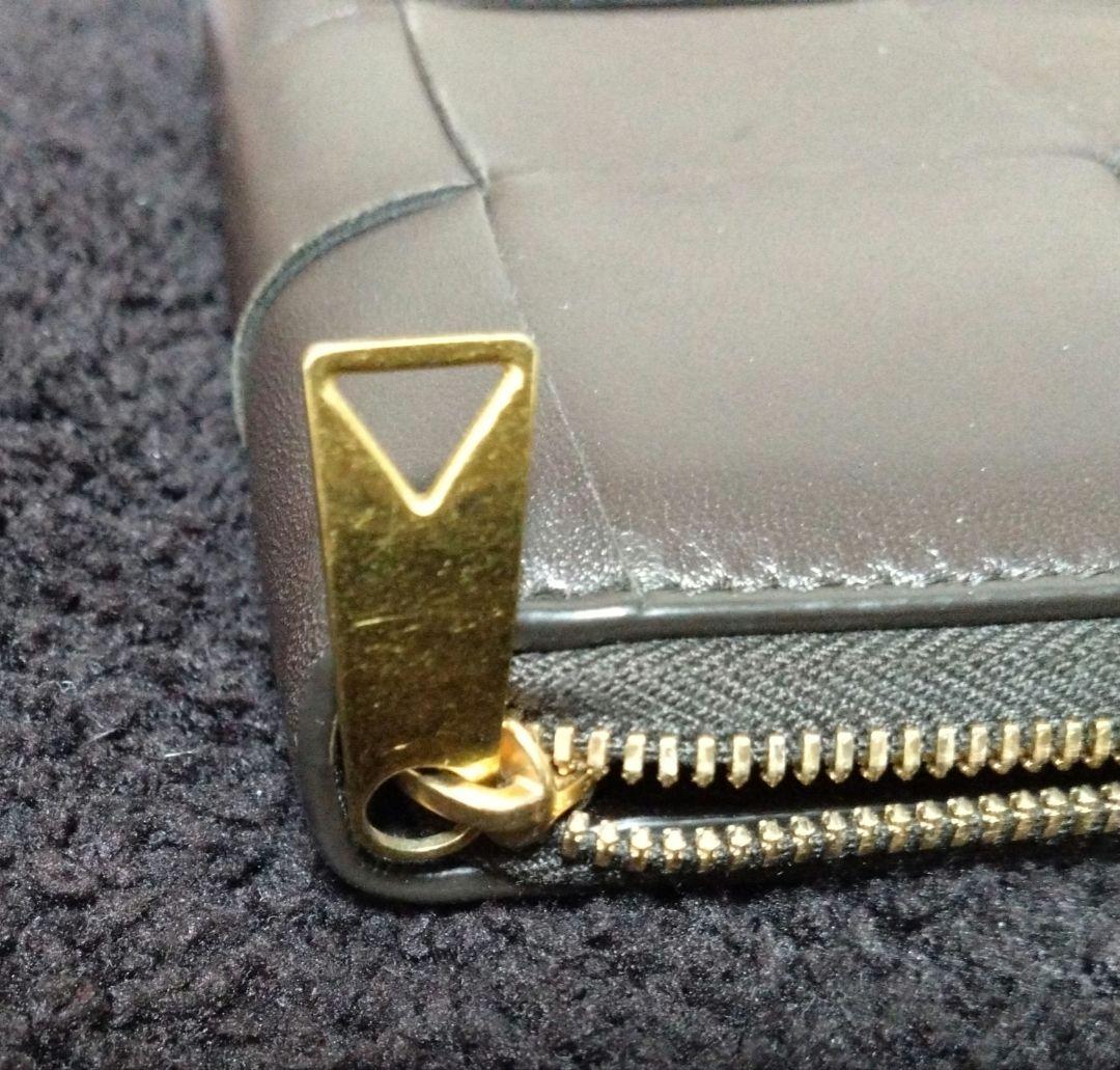 ボッテガヴェネタ　ジップアラウンド 長財布 マキシ　イントレチャート