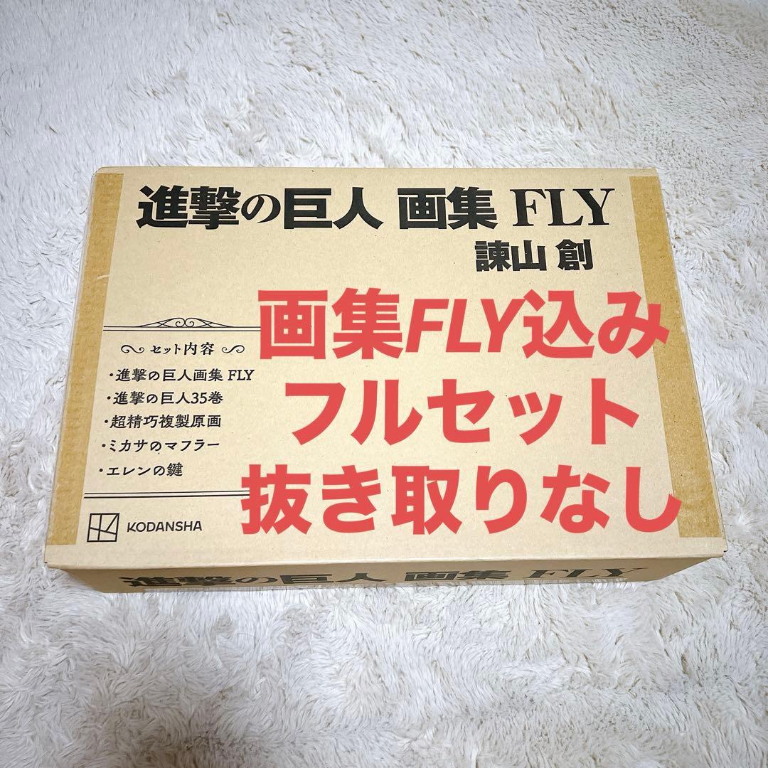 【限定美品】進撃の巨人 画集　FLY フルセット　35巻、FLYあり