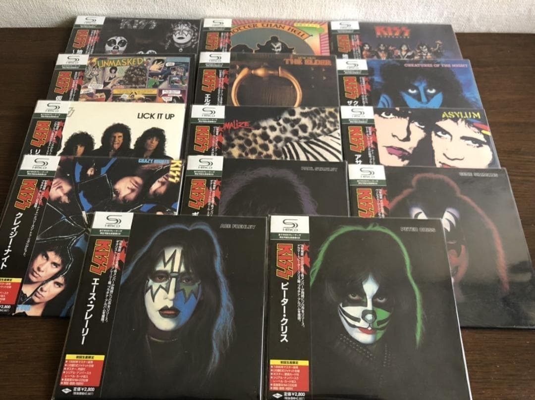 【紙ジャケット】KISS SHM-CD14タイトルセット 特典BOX付属