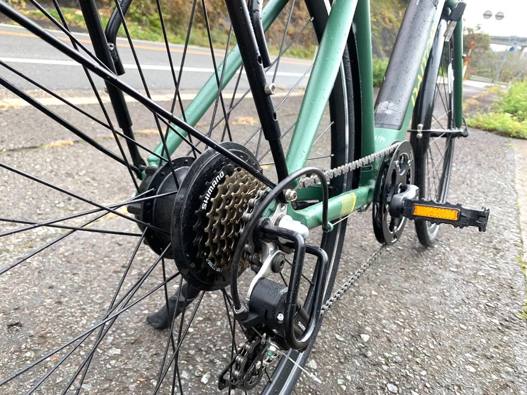 【動作確認済】送料無料BUILTIN電動アシスト自転車 低走行距離283km