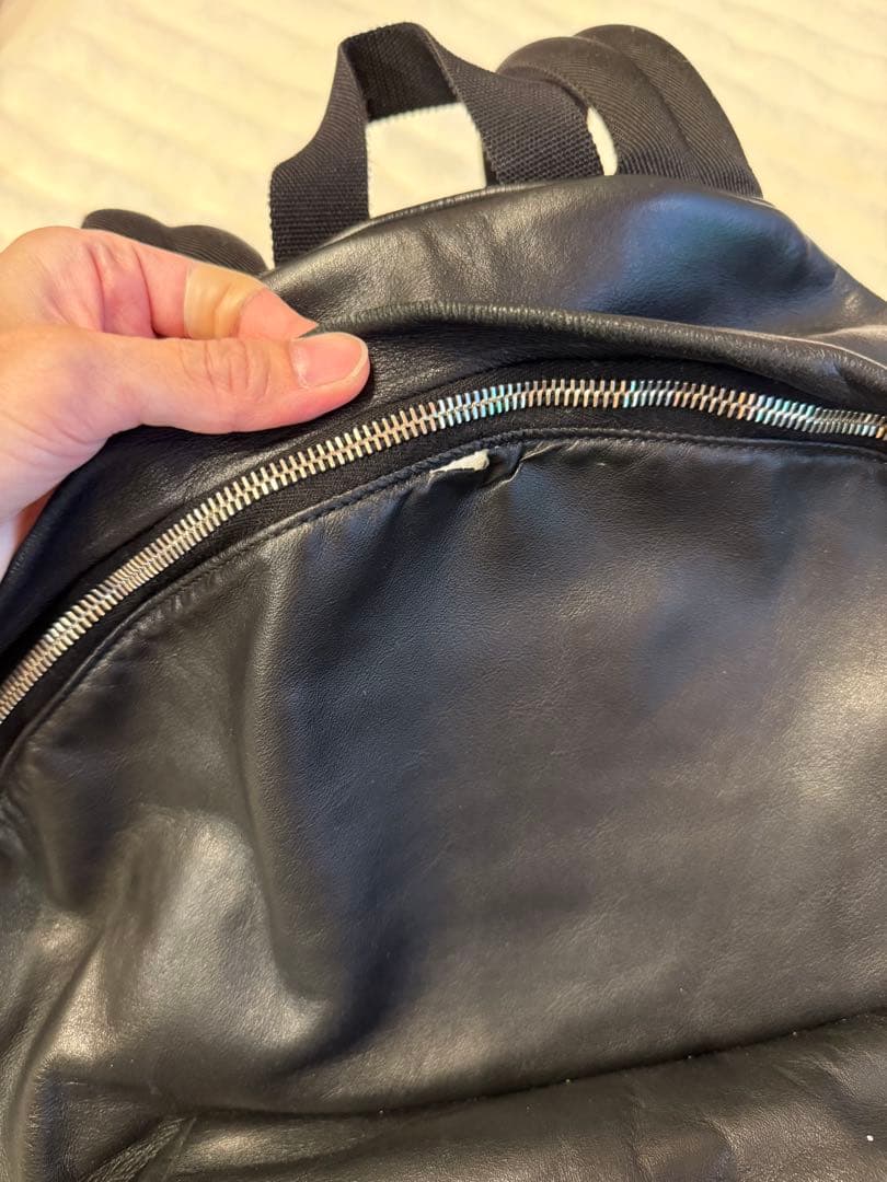 サンローランパリ リュック バックパック シティ ブラック レザー