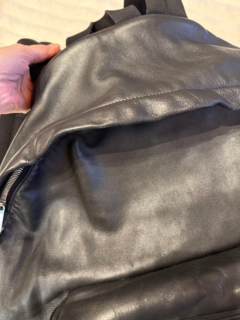 サンローランパリ リュック バックパック シティ ブラック レザー