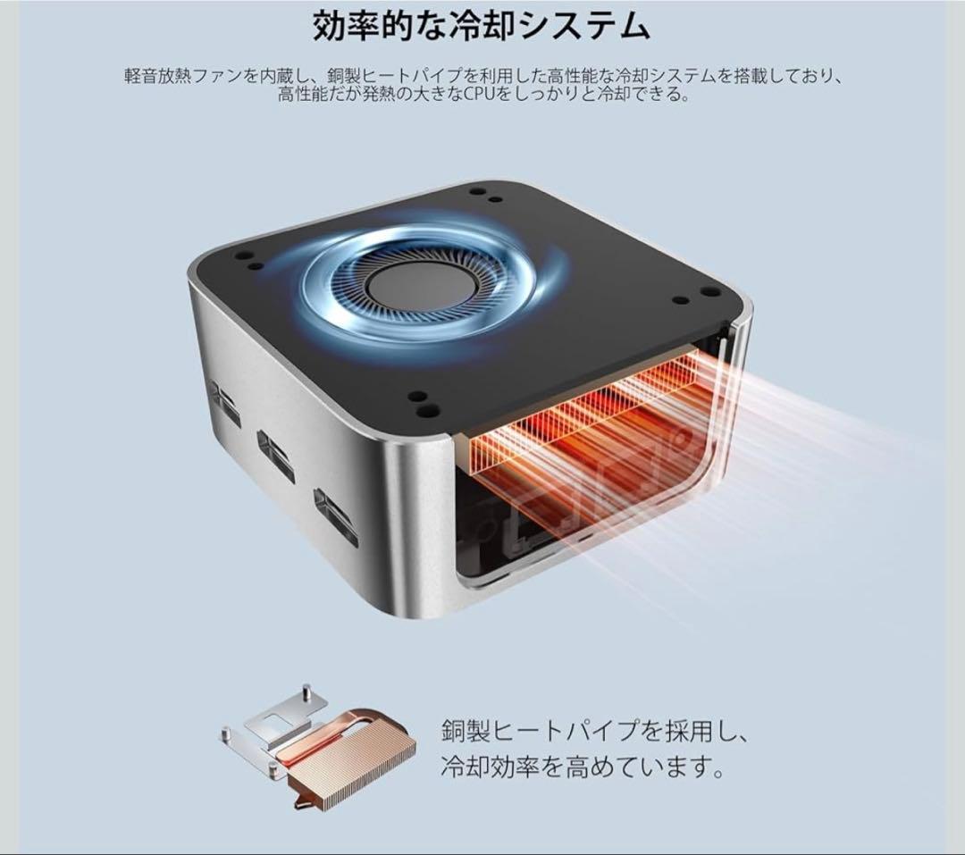 ミニpc N100 12GB DDR5 256GB SSD Win11 Pro