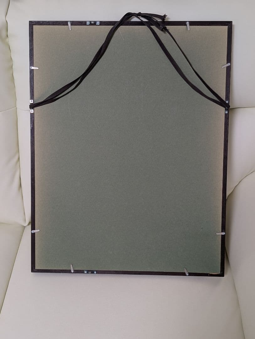 額縁付き 土屋光逸【奈良法隆寺】 木版画