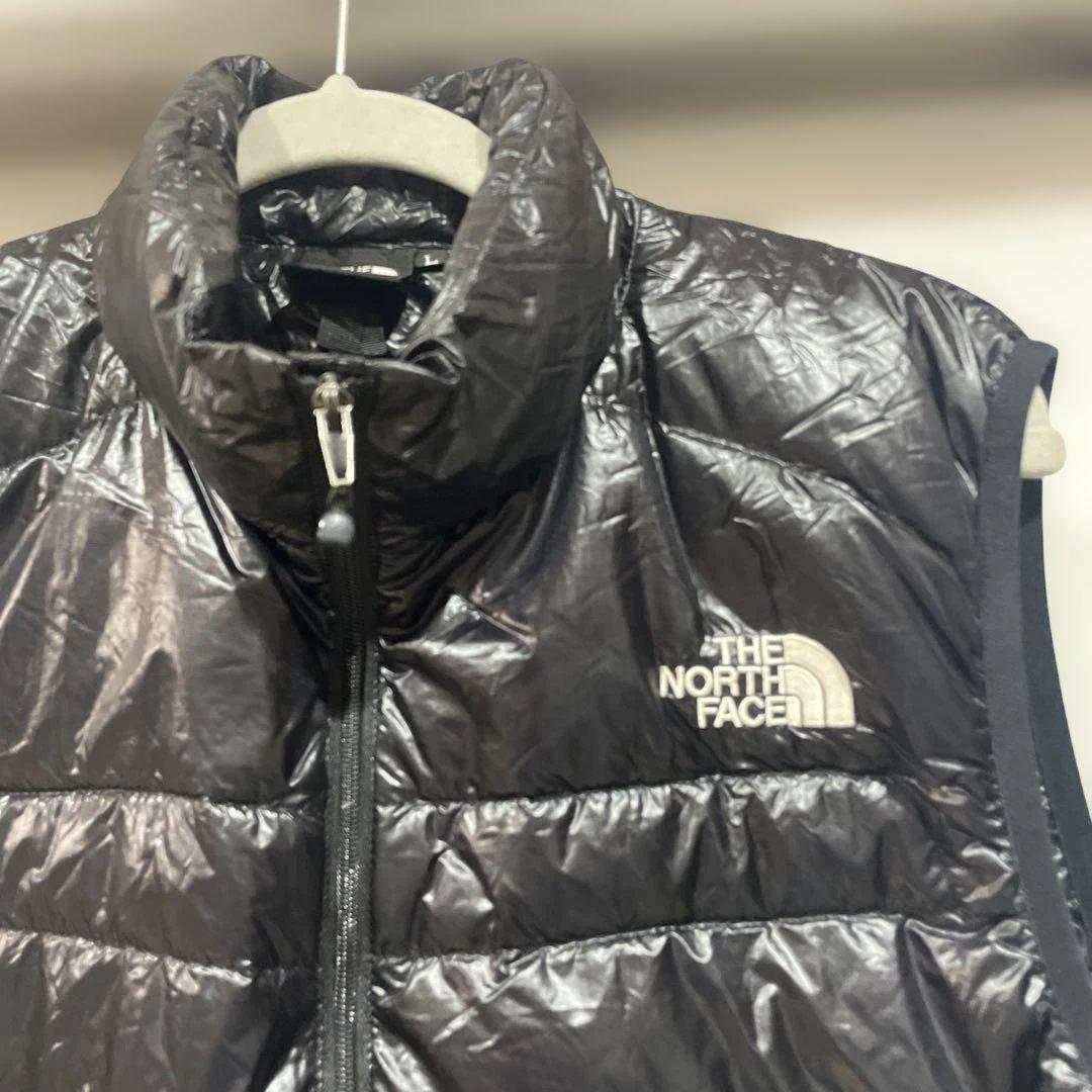 美品 ノースフェイス ライトヒート ダウン ベスト ジャケット