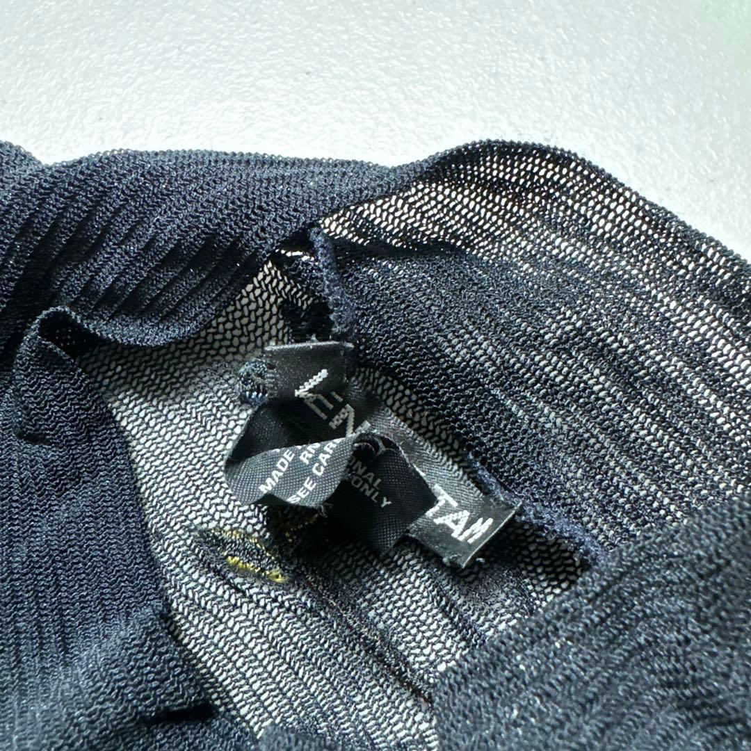 VIVIENNE TAM フラワー刺繍 パワーネット チュニック 0