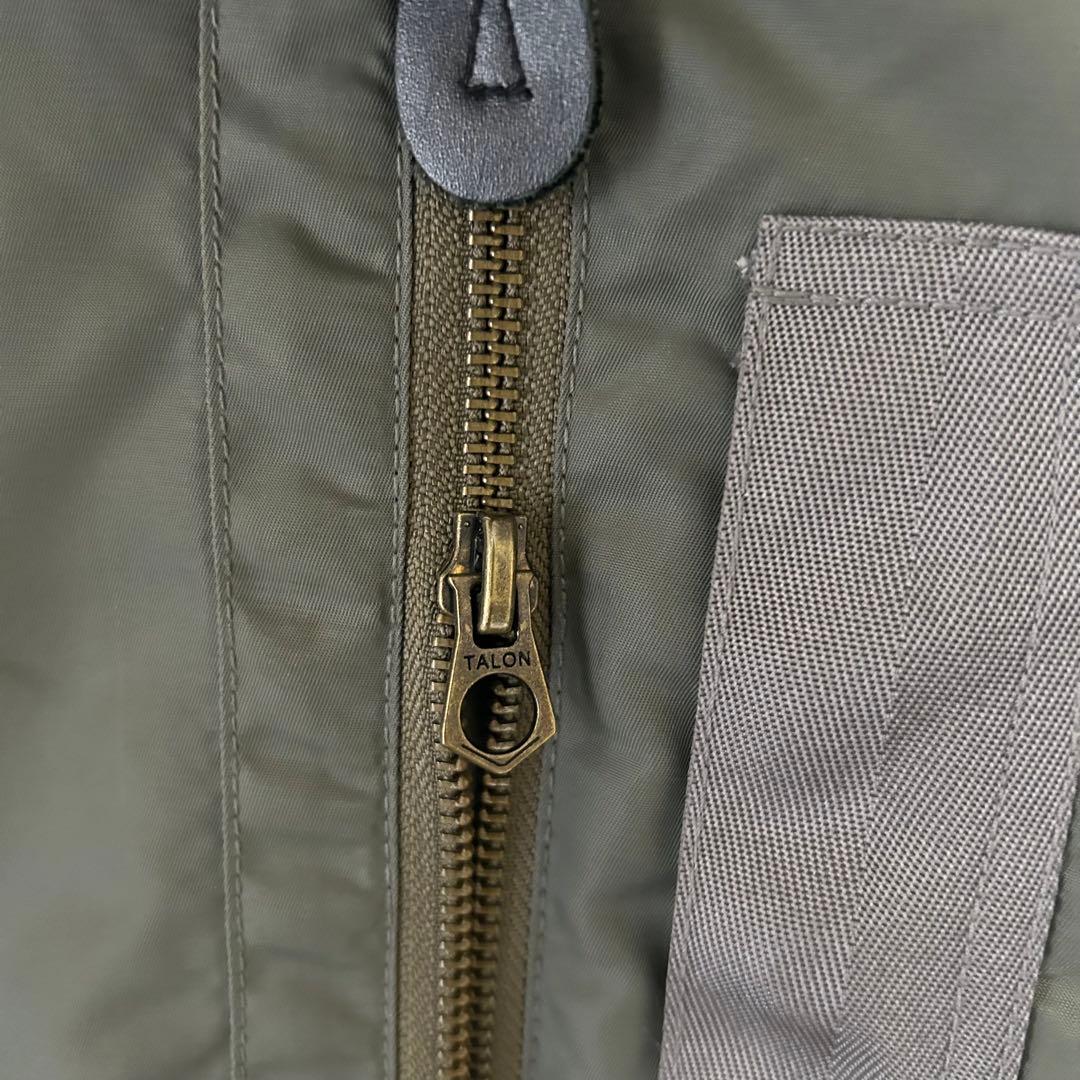 beams+ フライトジャケット ミリタリー ボアジャケット タロンジップ