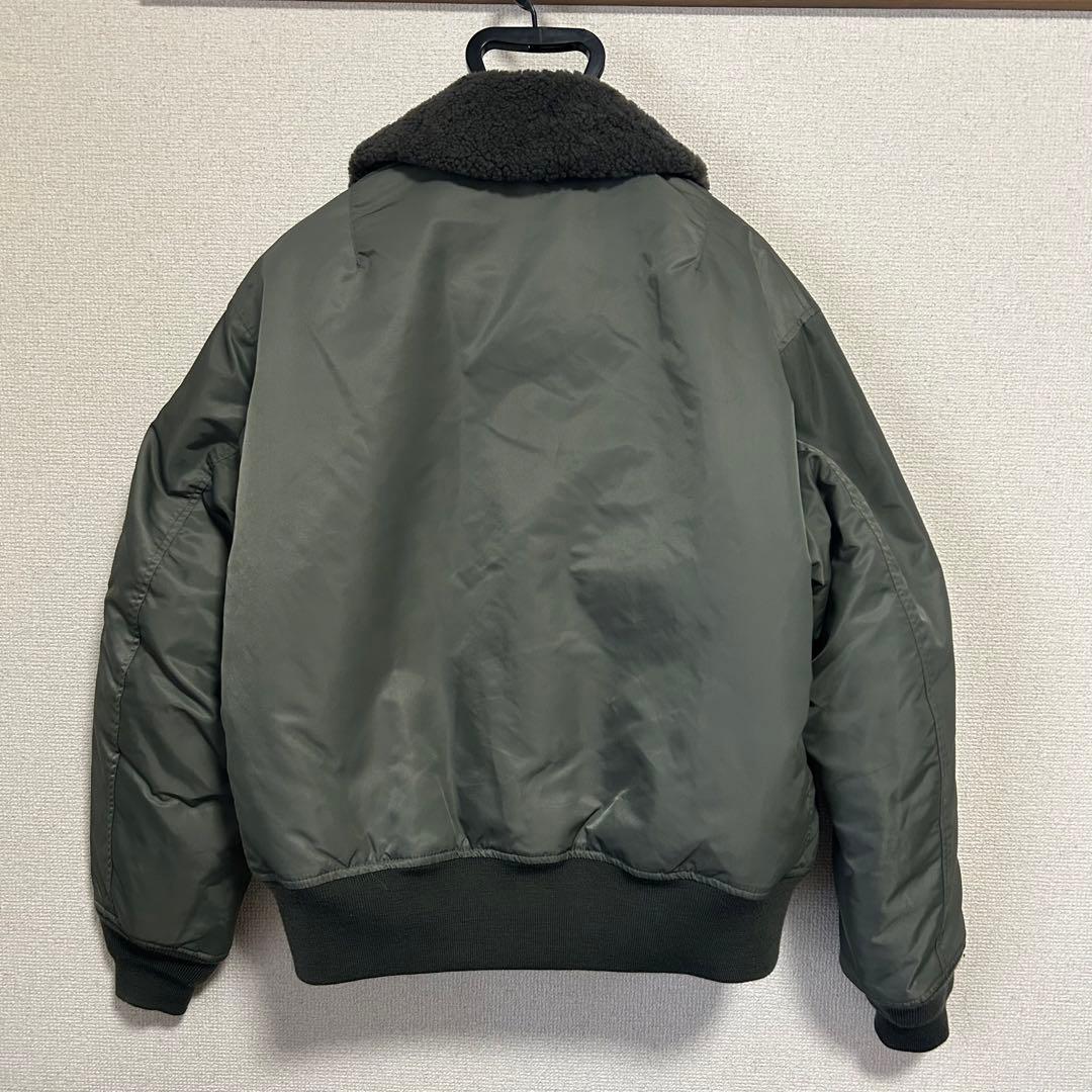 beams+ フライトジャケット ミリタリー ボアジャケット タロンジップ