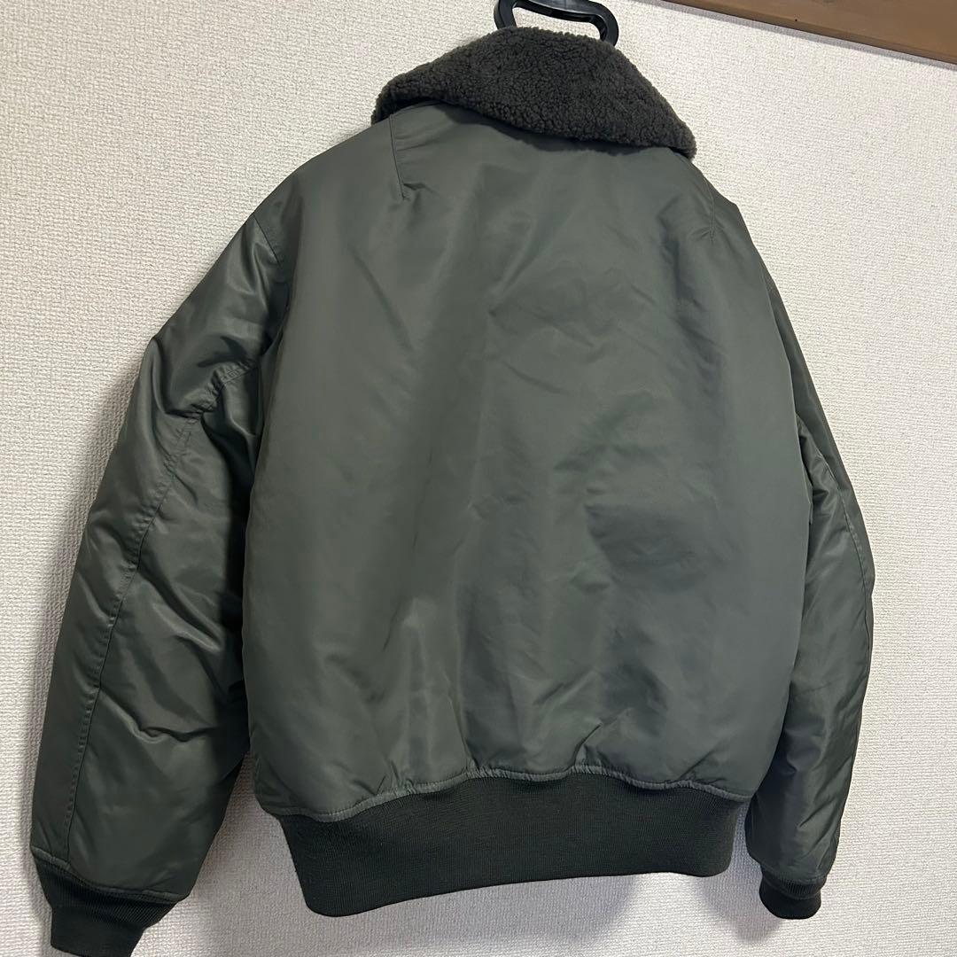 beams+ フライトジャケット ミリタリー ボアジャケット タロンジップ