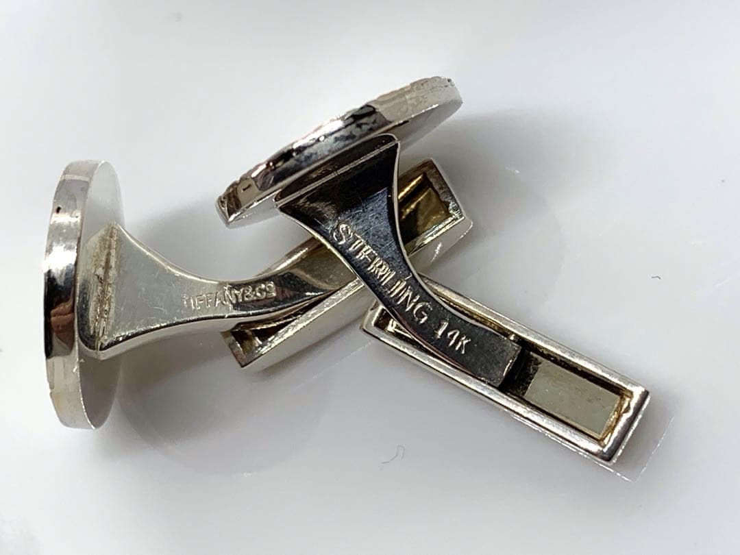 ティファニー　コンビ　カフス　ネクタイピン　セット