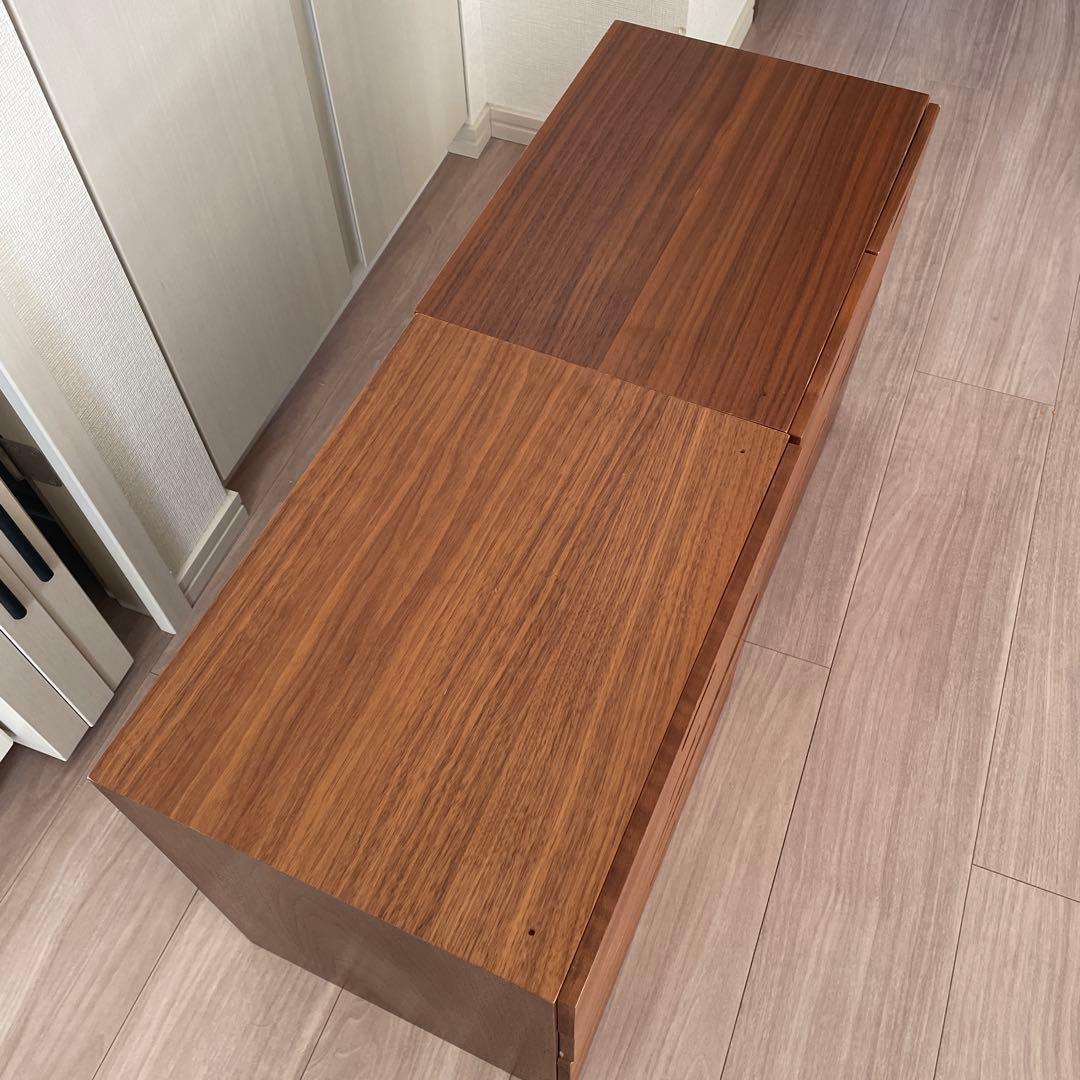 無印スタッキングチェスト　セット売り　4段と引き出し4つ