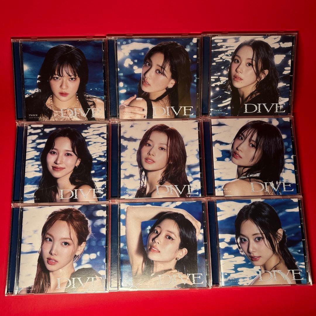 【9枚セット】TWICE DIVE 7th ソロ盤 CD