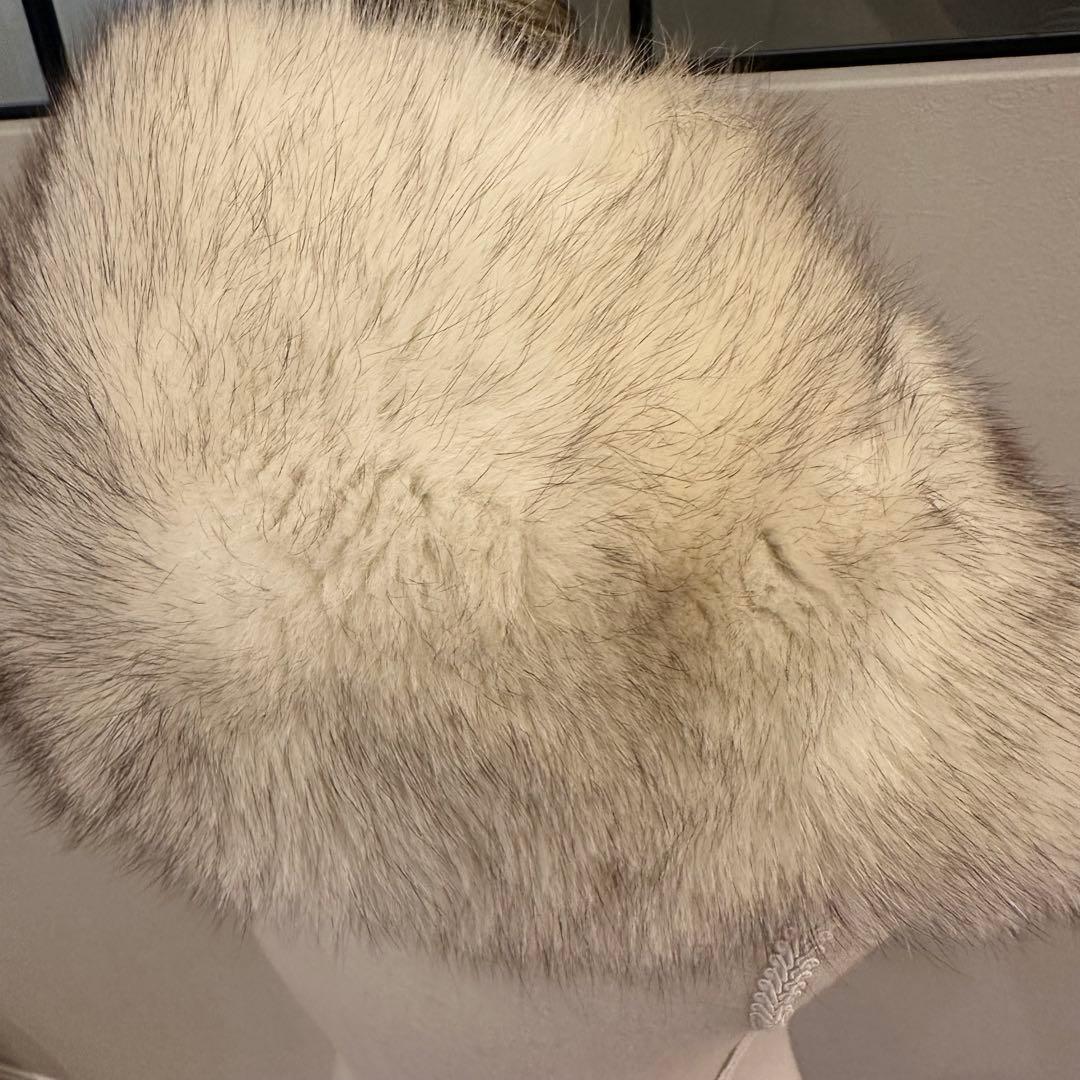 ボリューム◎SAGA FOX リアルファー ショール ストール 毛皮　成人式