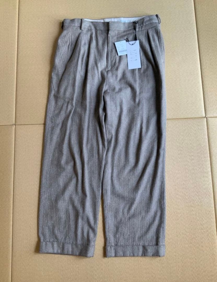 23SSアプレッセa.presse Herringbone Trousers 3