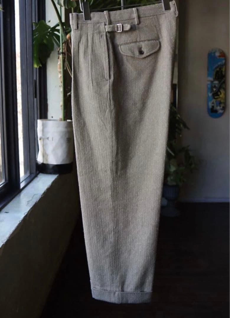 23SSアプレッセa.presse Herringbone Trousers 3