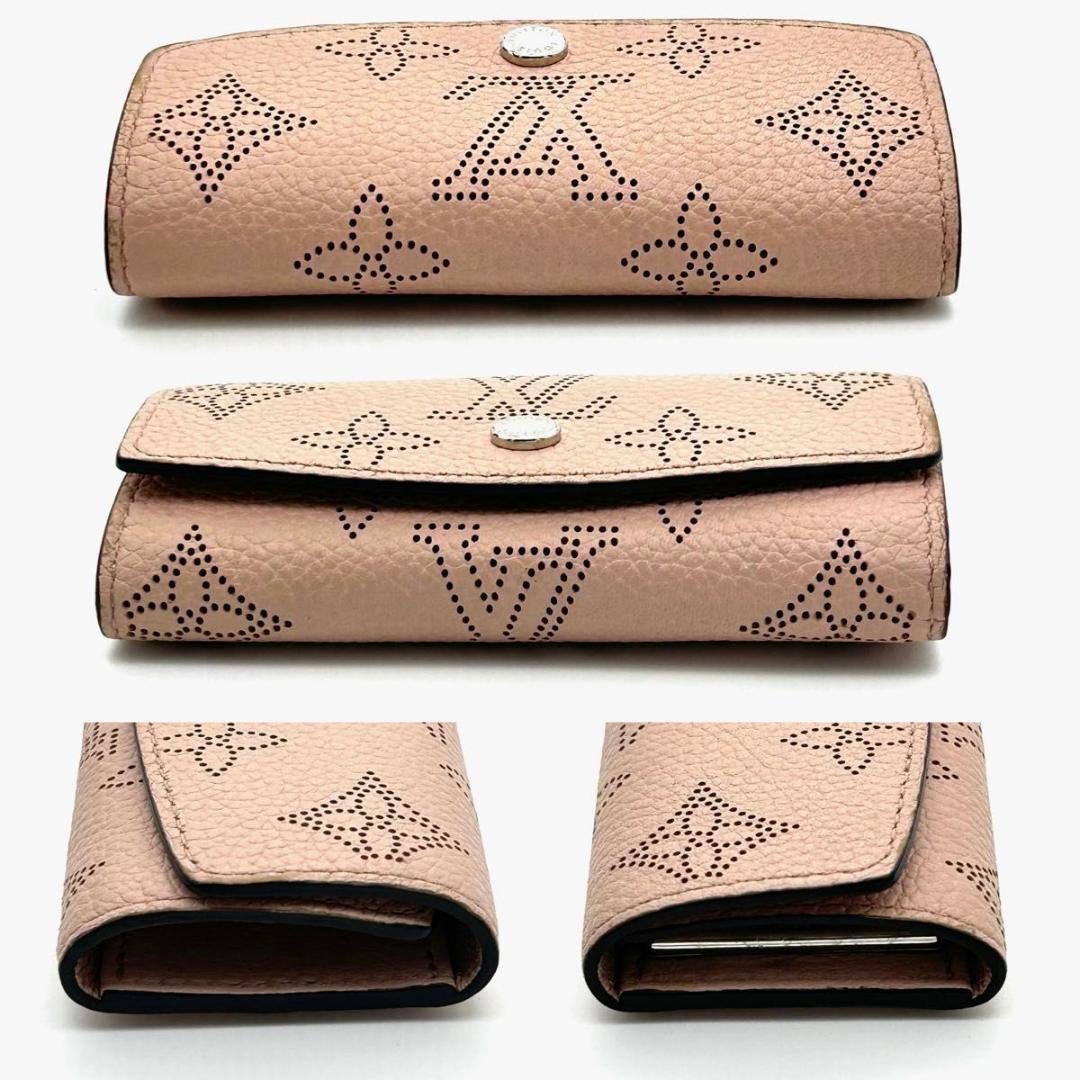 箱袋付き☆可愛い♪ルイヴィトン マヒナ ミュルティクレ4 キーケース ピンク