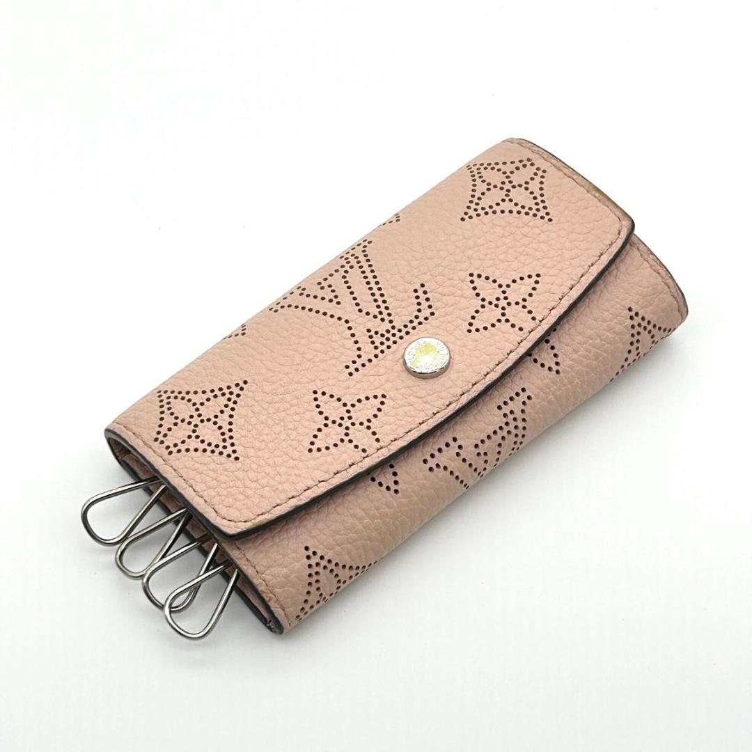 箱袋付き☆可愛い♪ルイヴィトン マヒナ ミュルティクレ4 キーケース ピンク