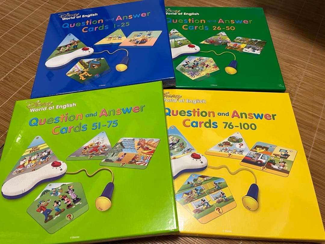 ディズニー 英語教材 トークアロングQ&Aカードセット