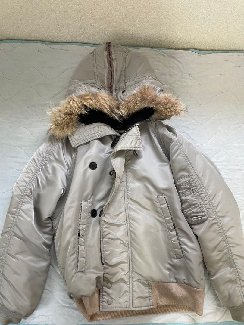 USA製 スピワック N-2B フライトジャケット シルバーグレー n2b