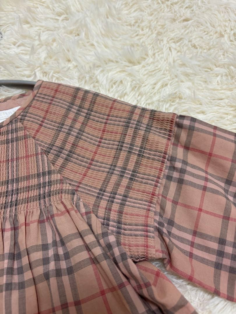 バーバリー　6y120cm 長袖ワンピース