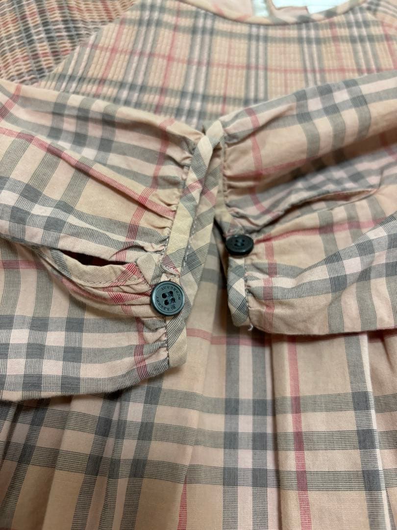 バーバリー　6y120cm 長袖ワンピース