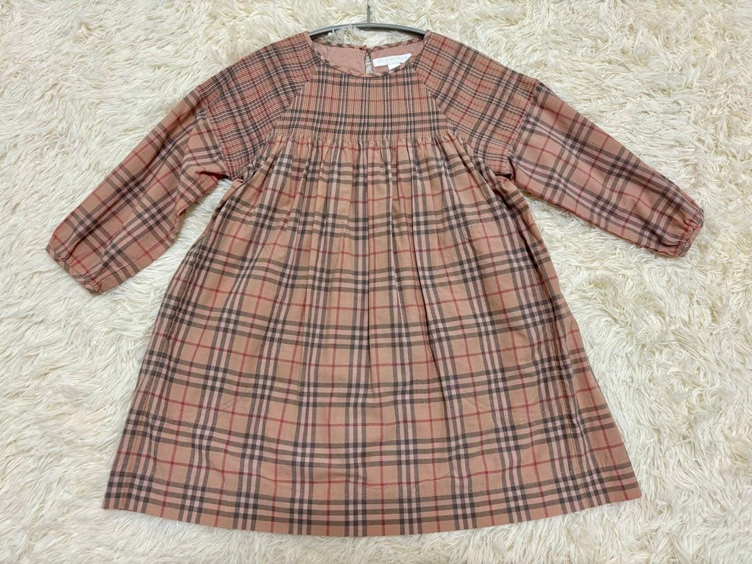 バーバリー　6y120cm 長袖ワンピース