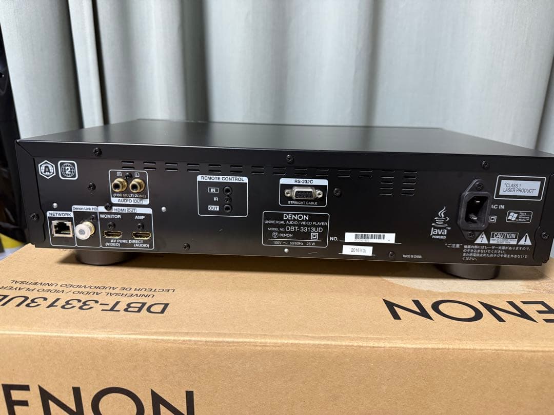DENON DBT-3313UD ユニバーサルプレーヤー　BD.SACD 難あり