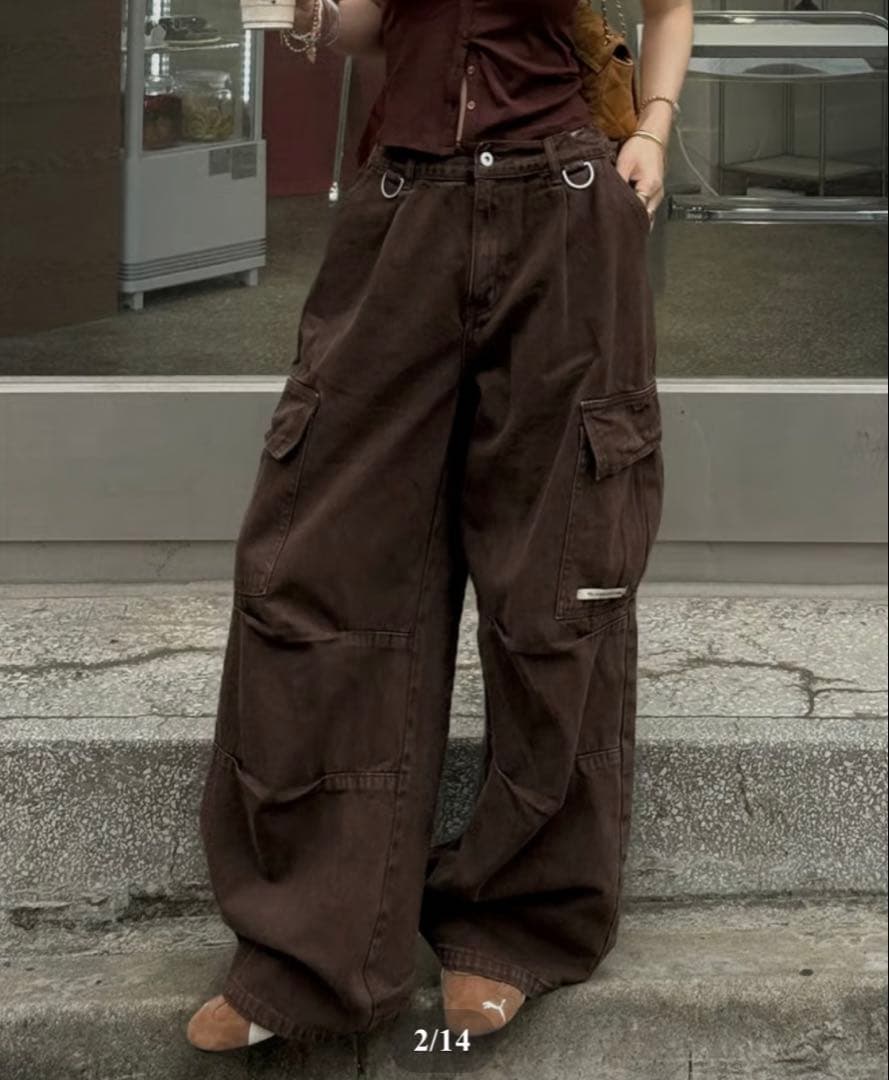 Nalm. ボリュームオーバーカーゴパンツ