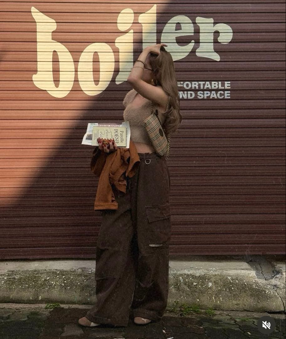 Nalm. ボリュームオーバーカーゴパンツ