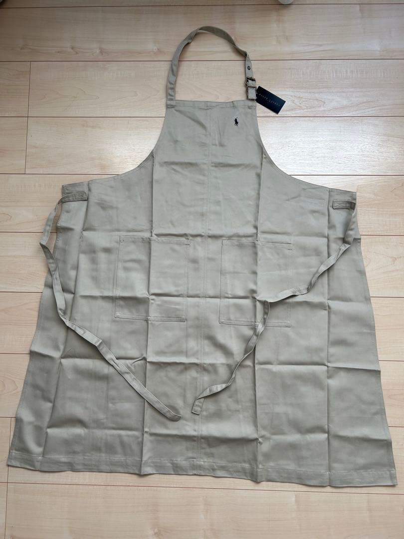 【未使用品】Ralph Lauren ラルフローレン ベージュエプロン
