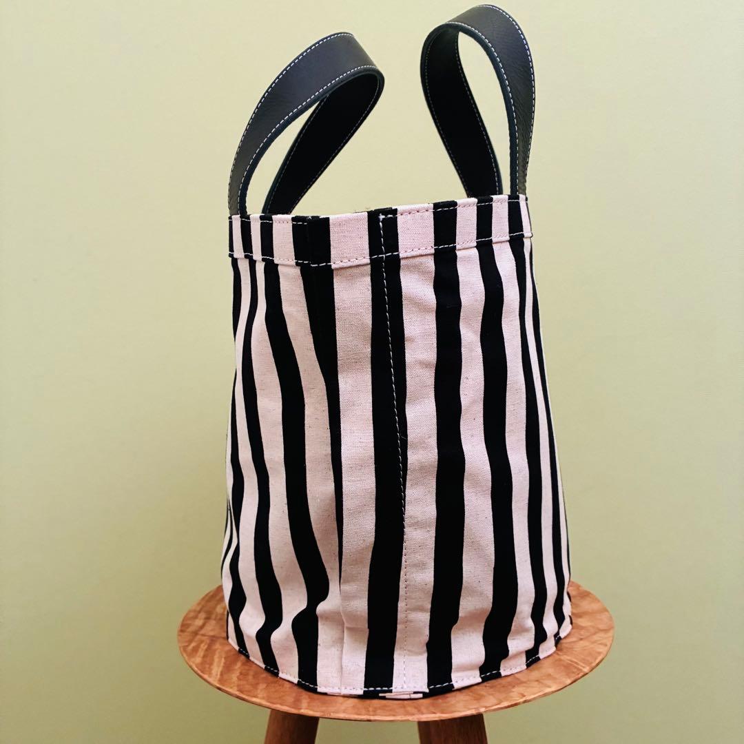 【新品タグ付き】LUDLOW ラドロー　キャンパストート　ストライプ