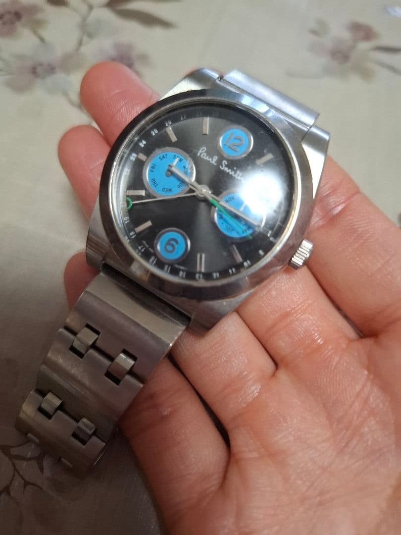腕時計 ブラック/ブルー ポールスミス　希少6355-T010989TA