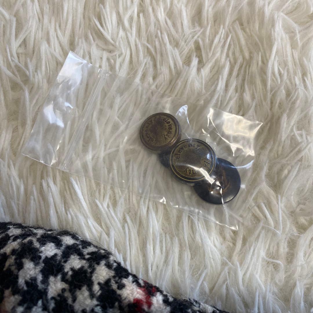 【美品/希少サイズ】イレブンティ　ダブルチェスターコート　アルパカ　千鳥　2XL