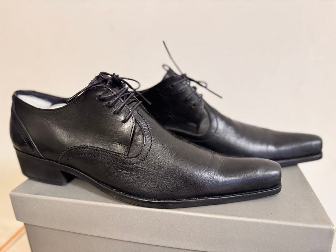 ★美品★ フープディドゥ ポインテッドトゥ シューズ 26.5㎝ ブラック