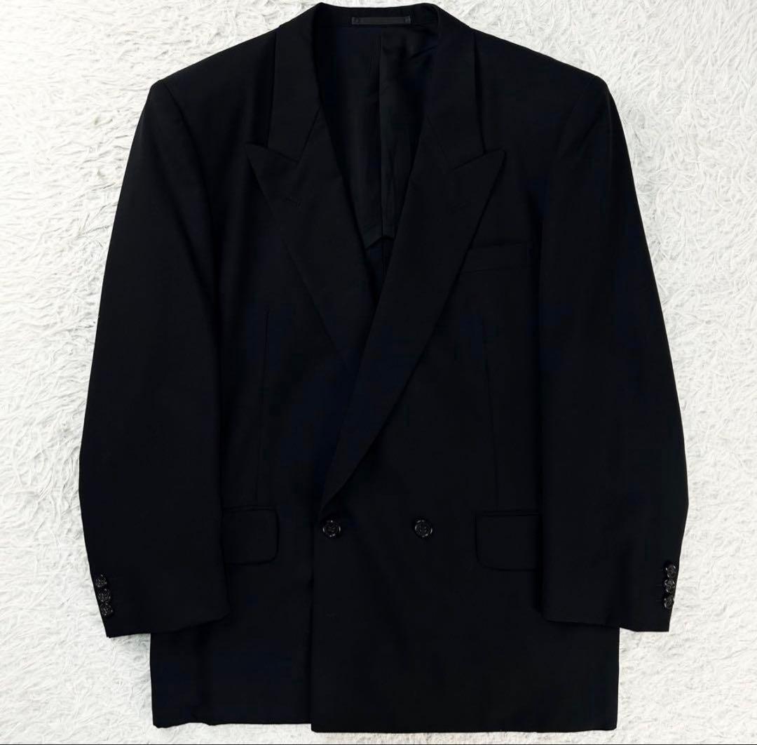 川久保期 80s ダブル コムデギャルソンオム スーツ セットアップ ブラック