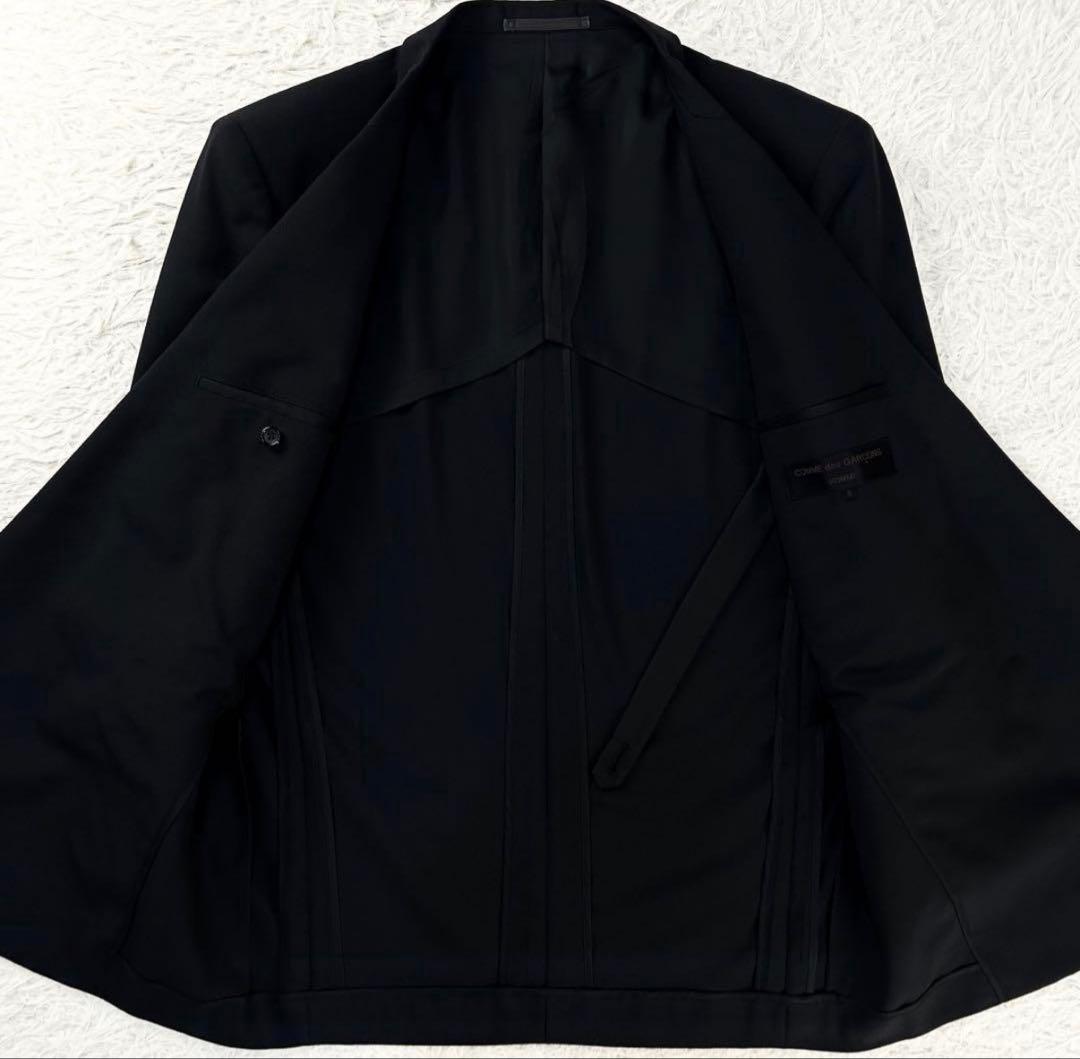 川久保期 80s ダブル コムデギャルソンオム スーツ セットアップ ブラック