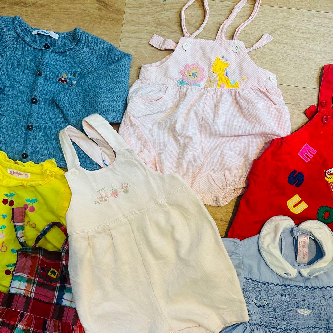 ファミリアミキハウス　セット7点　80cm