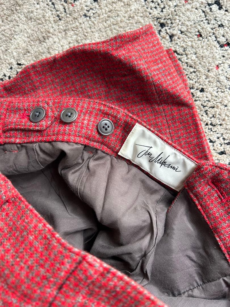 jun mikami ツイードパンツ