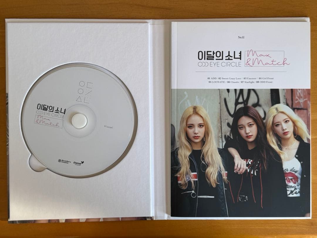 LOONA max & match odd eye circle アルバム