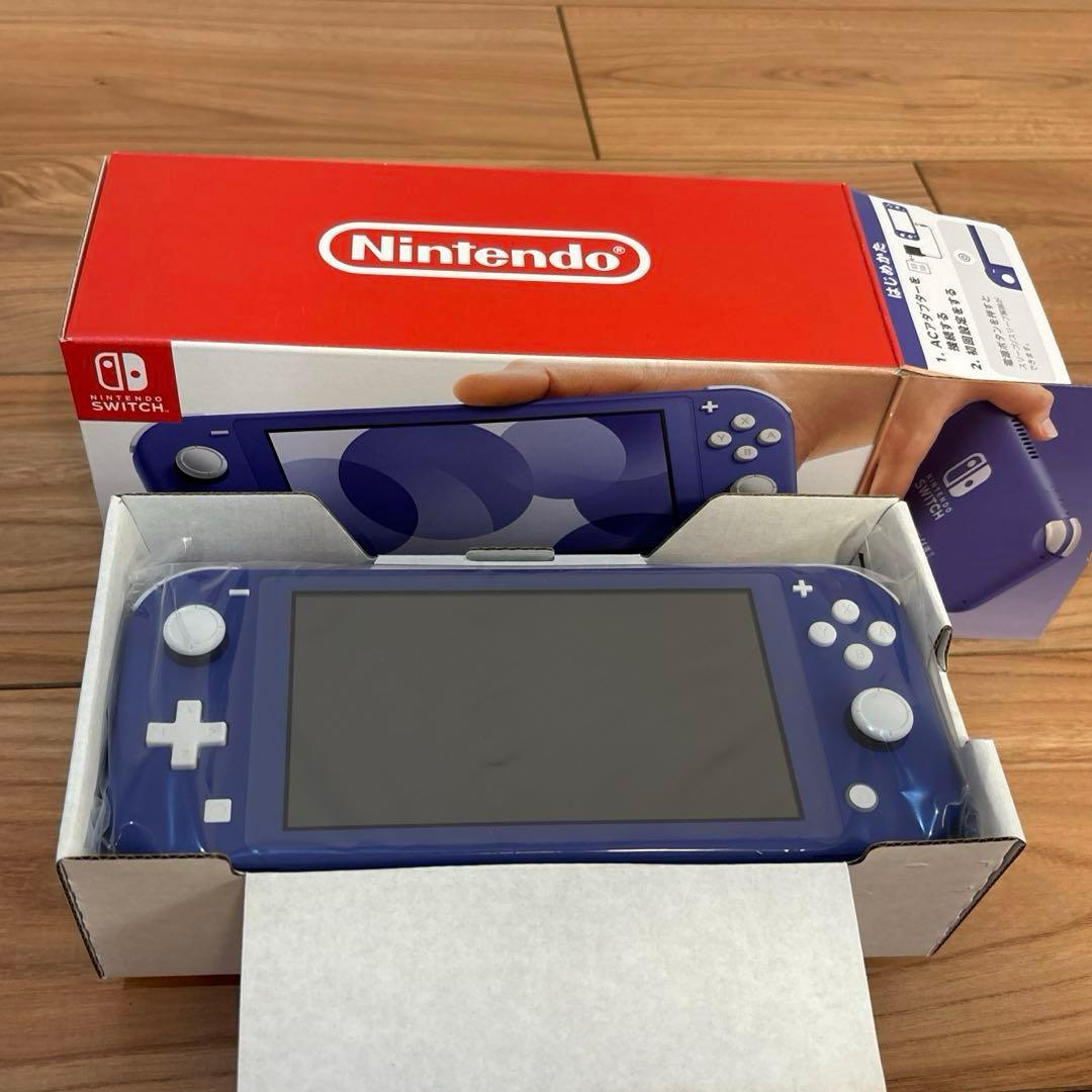 【ほぼ未使用】Nintendo Switch Lite 本体 ブルー