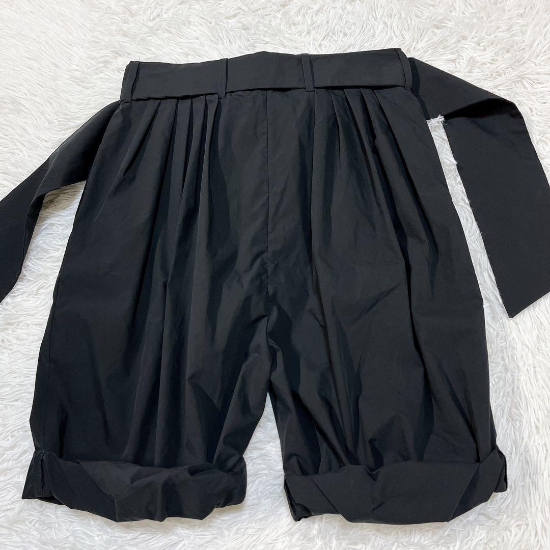 【希少・新品タグ付未使用品】MIU MIU ショートパンツ リボン ポプリン
