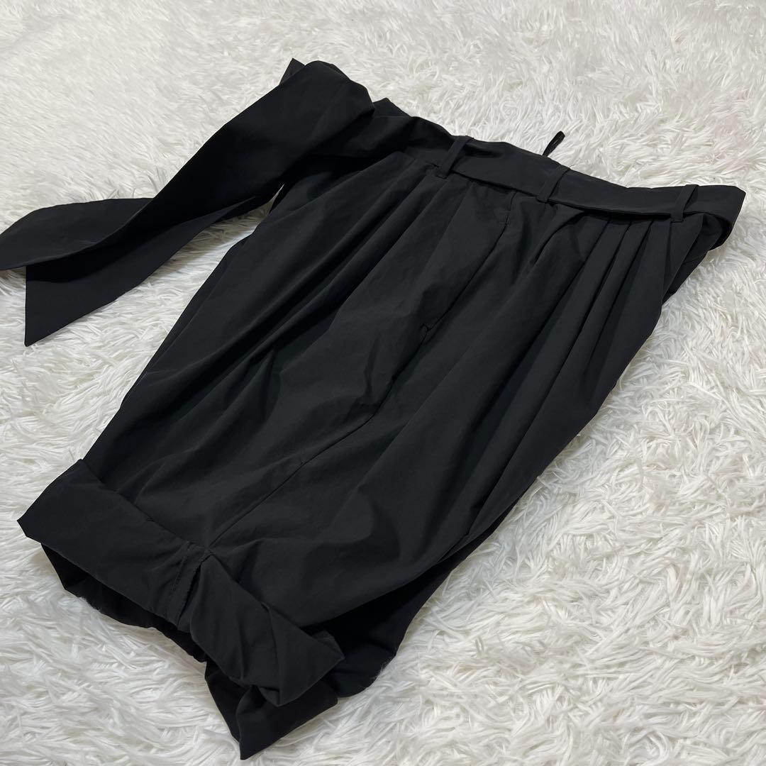 【希少・新品タグ付未使用品】MIU MIU ショートパンツ リボン ポプリン