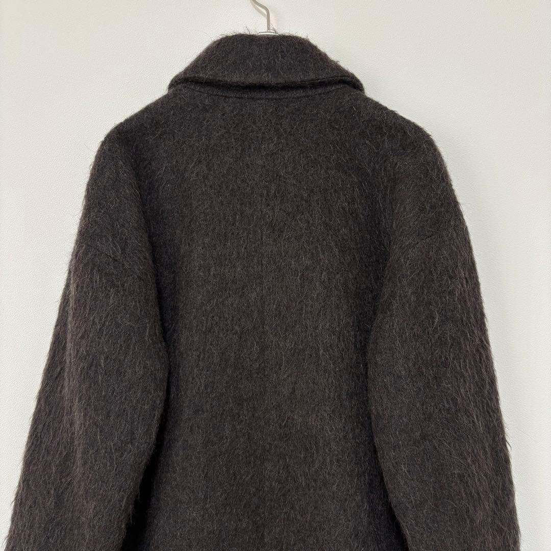 H.P.FRANCE / io アルパカ モヘア シャギー チェスターコート 2