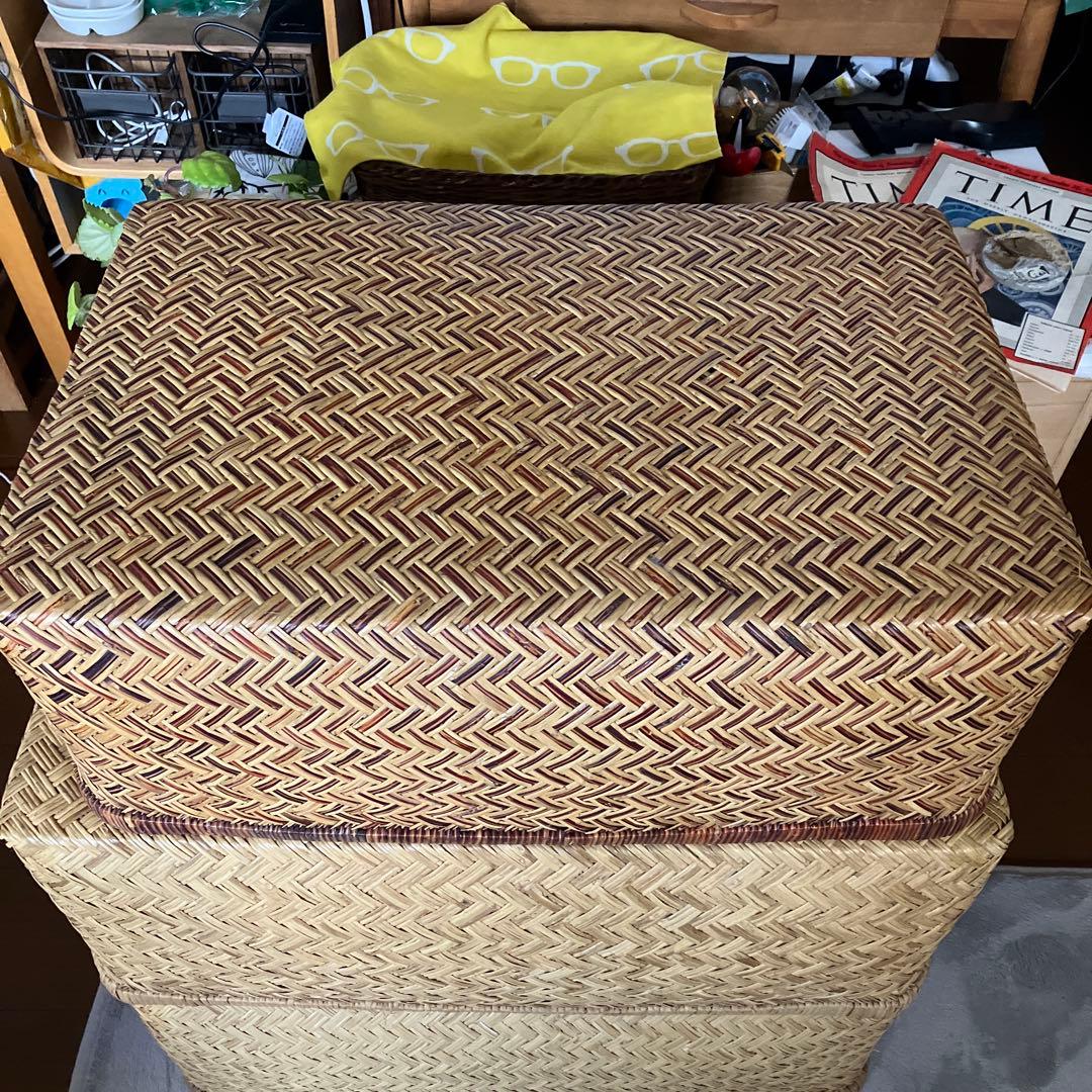 昭和レトロ 中サイズ 行李 クリーニング済み 超美品 ① ③セット