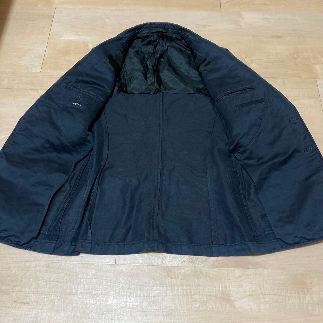 GUCCI グッチ トムフォード期 テーラードジャケット 48R ブラック
