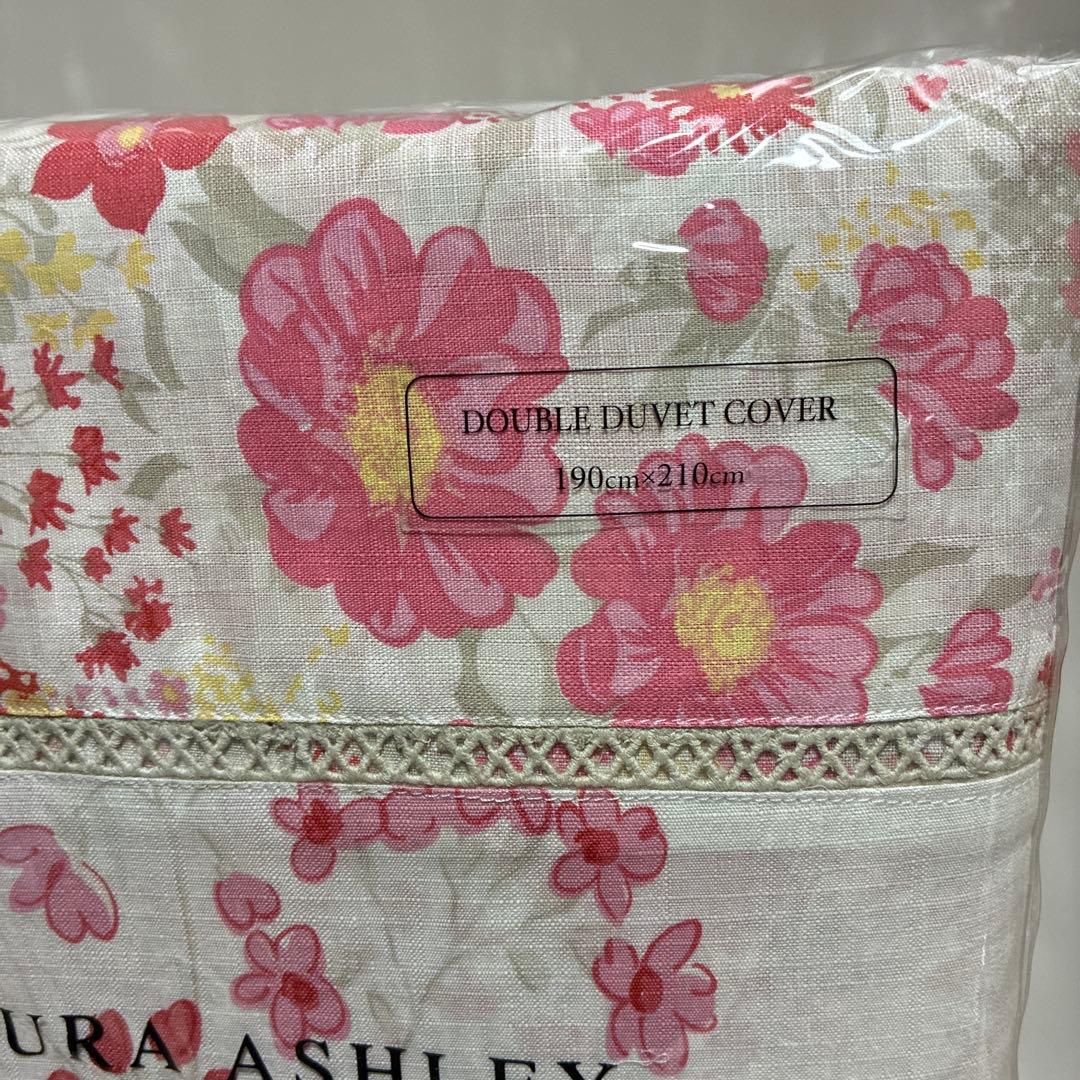 ローラアシュレイ　デュべカバー　スプリングガーデン （ダブルサイズ） ピロケース