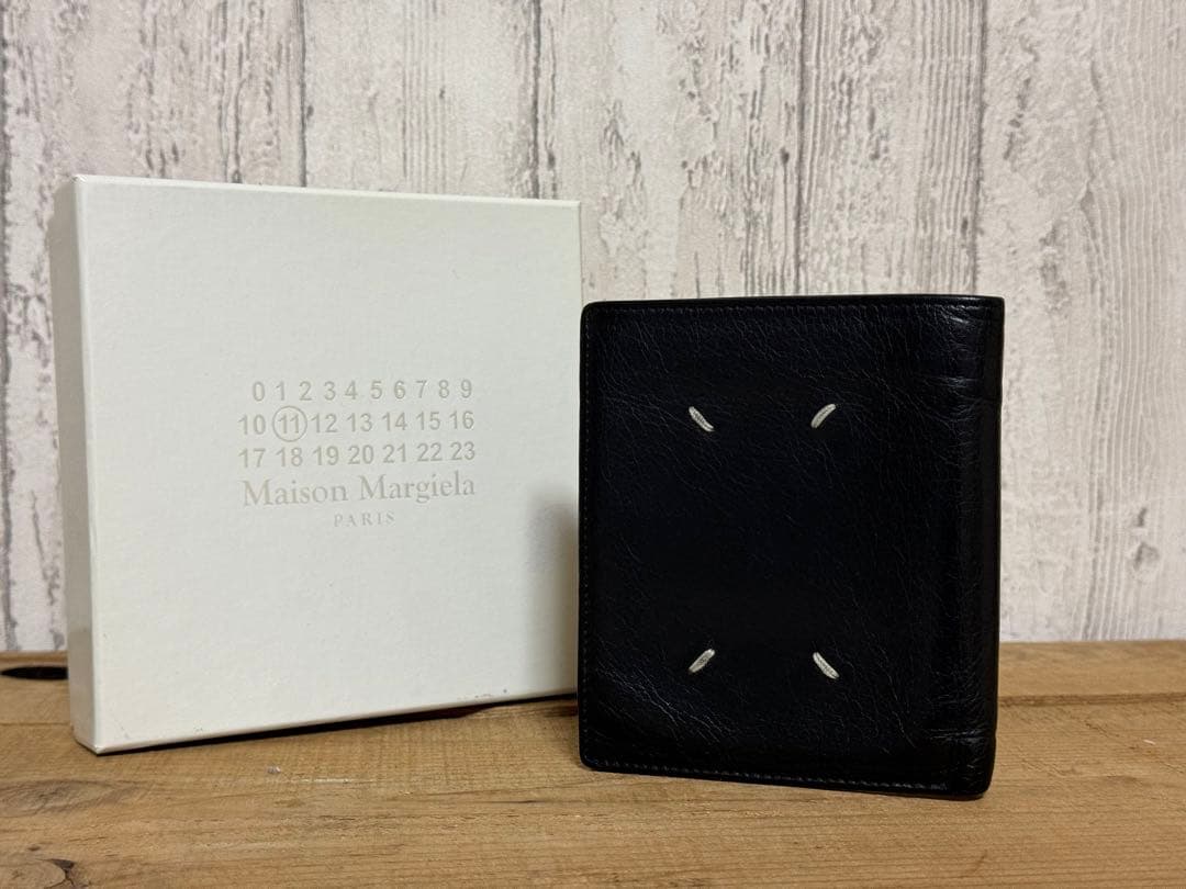 Maison Margiela 二つ折り財布 マルジェラ 廃盤 ブラック 黒