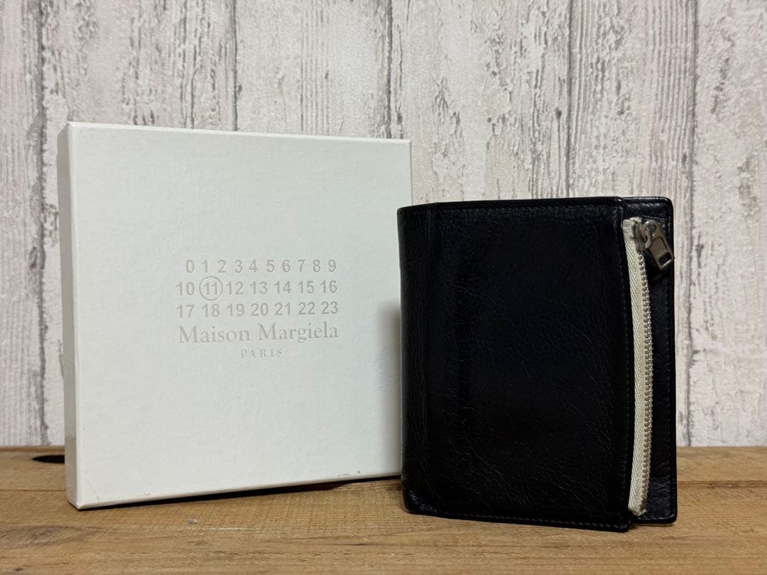 Maison Margiela 二つ折り財布 マルジェラ 廃盤 ブラック 黒