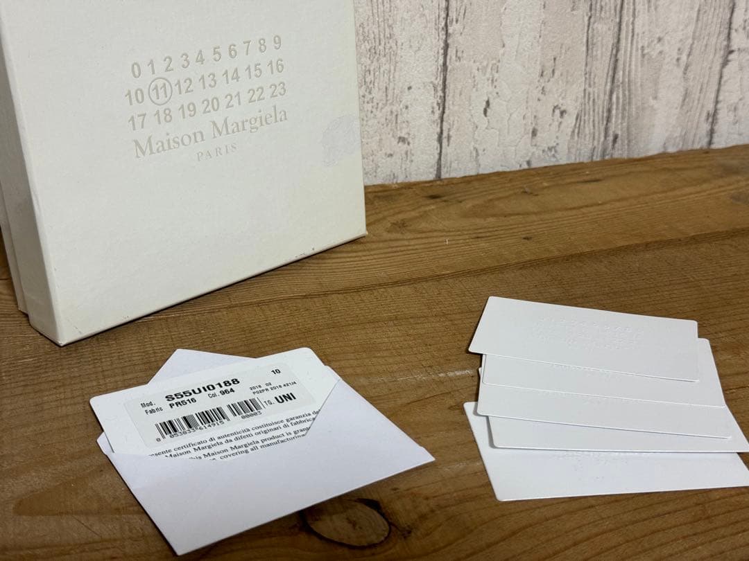 Maison Margiela 二つ折り財布 マルジェラ 廃盤 ブラック 黒